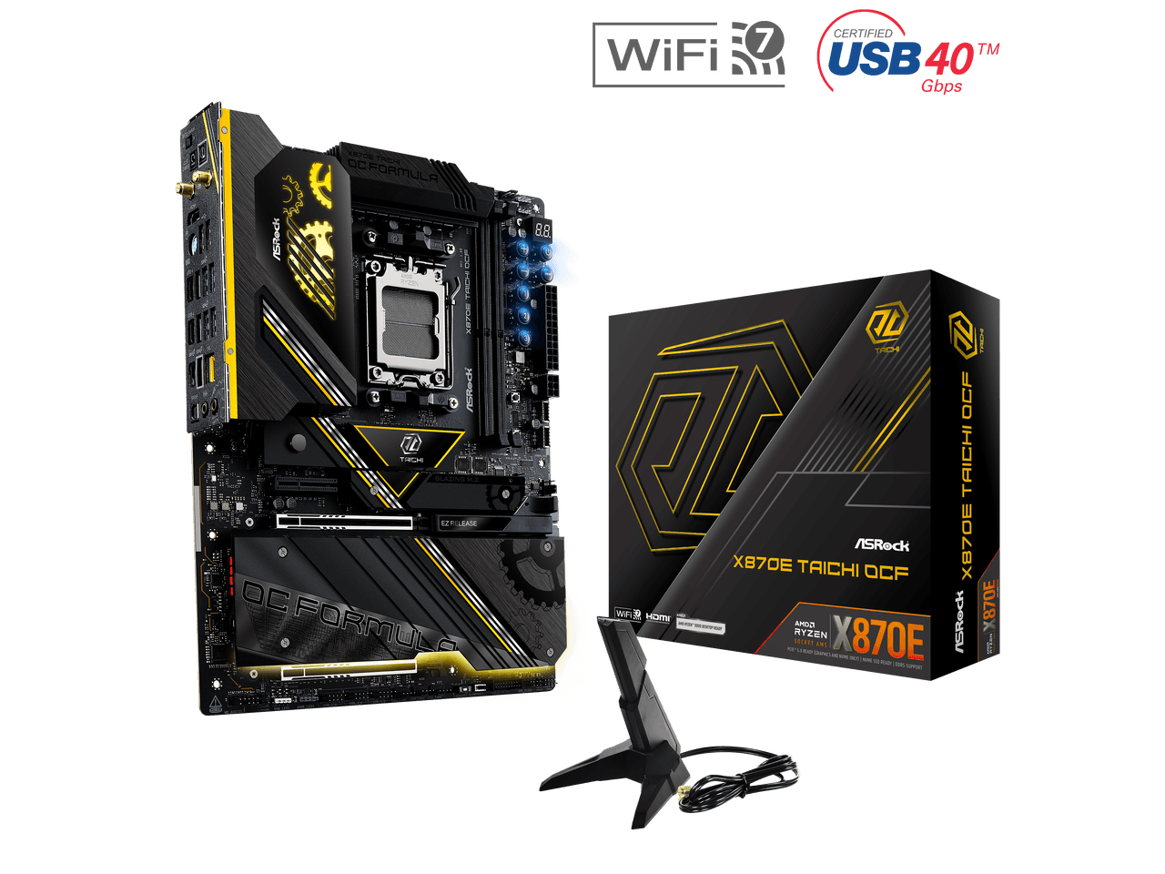 ASRock X870E Taichi OCF AM5 ATX Motherboard