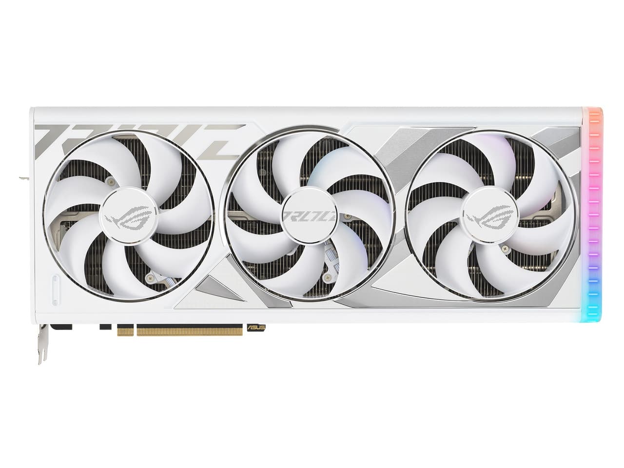 ASUS ROG Strix GeForce RTX 4090 White Edition Gaming Graphics Card (PCIe 4.0, 24GB GDDR6X, HDMI 2.1a, DisplayPort 1.4a) ROG-STRIX-RTX4090-24G-WHITE