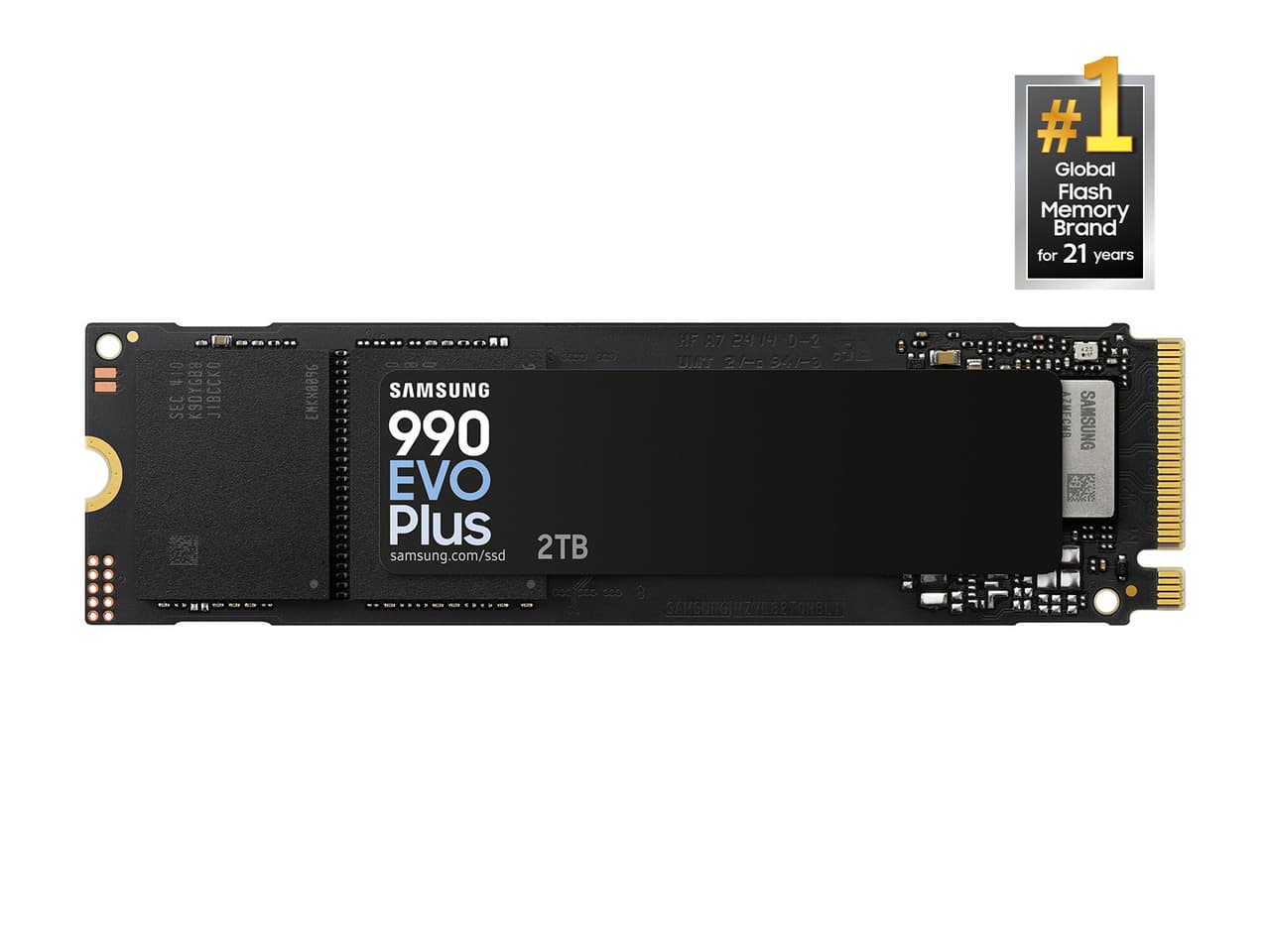SAMSUNG 990 EVO PLUS SSD 2TB, PCIe Gen 4x4 | Gen 5x2 M.2 2280, Speeds Up-to 7,250 MB/s, Upgrade Storage for PC/Laptops