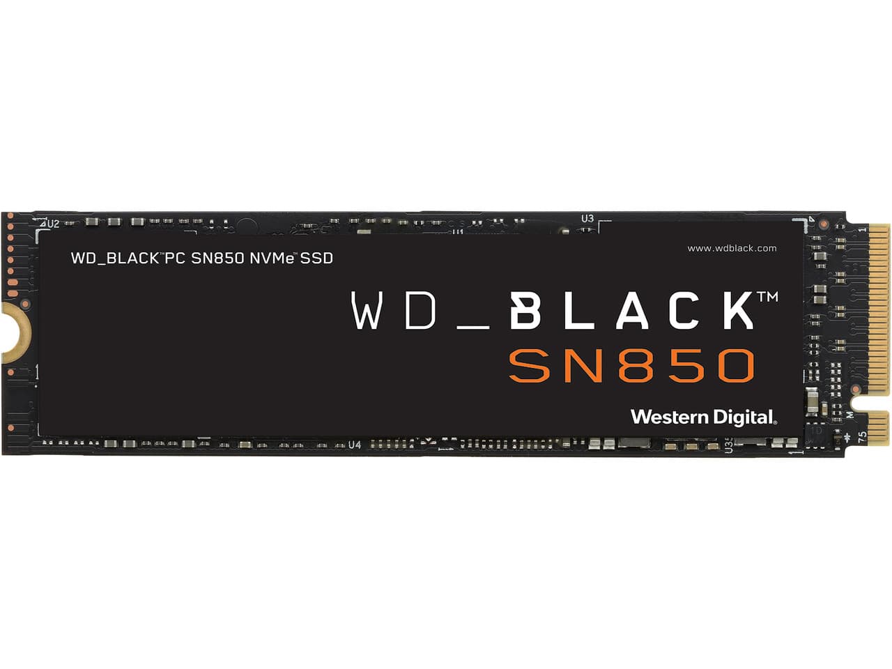 Western Digital WD BLACK SN850 NVMe M.2 2280 2TB PCI-Express 4.0 x4 3D NAND Internal Solid State Drive (SSD) WDS200T1X0E