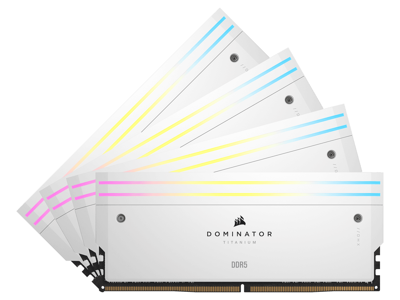 CORSAIR Dominator Titanium 64GB (4 x 16GB) DDR5 6400 (PC5 51200) Desktop Memory Model CMP64GX5M4B6400C32W