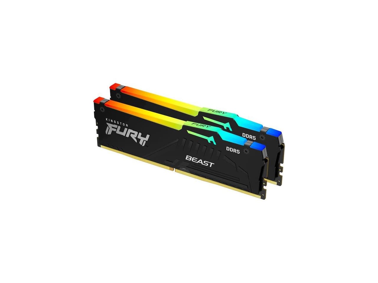 Kingston FURY Beast 64GB (2 x 32GB) 288-Pin PC RAM DDR5 5200 (PC5 41600) Memory (Desktop Memory) Model KF552C40BBAK2-64