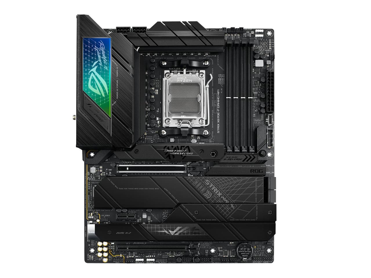 ASUS ROG Strix X670E-F Gaming WiFi - Motherboard - ATX - Socket AM5 - AMD X670E Chipset - USB 3.2 Gen 1, USB 3.2 Gen 2,