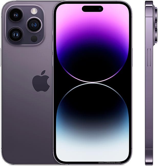 Apple iPhone 14 Pro Max 128GB Space Black (Certified Refurbished)