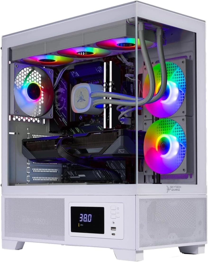 SkyTech Azure 3 Plus Ryzen 7 7700X RTX 5070 Gaming Desktop