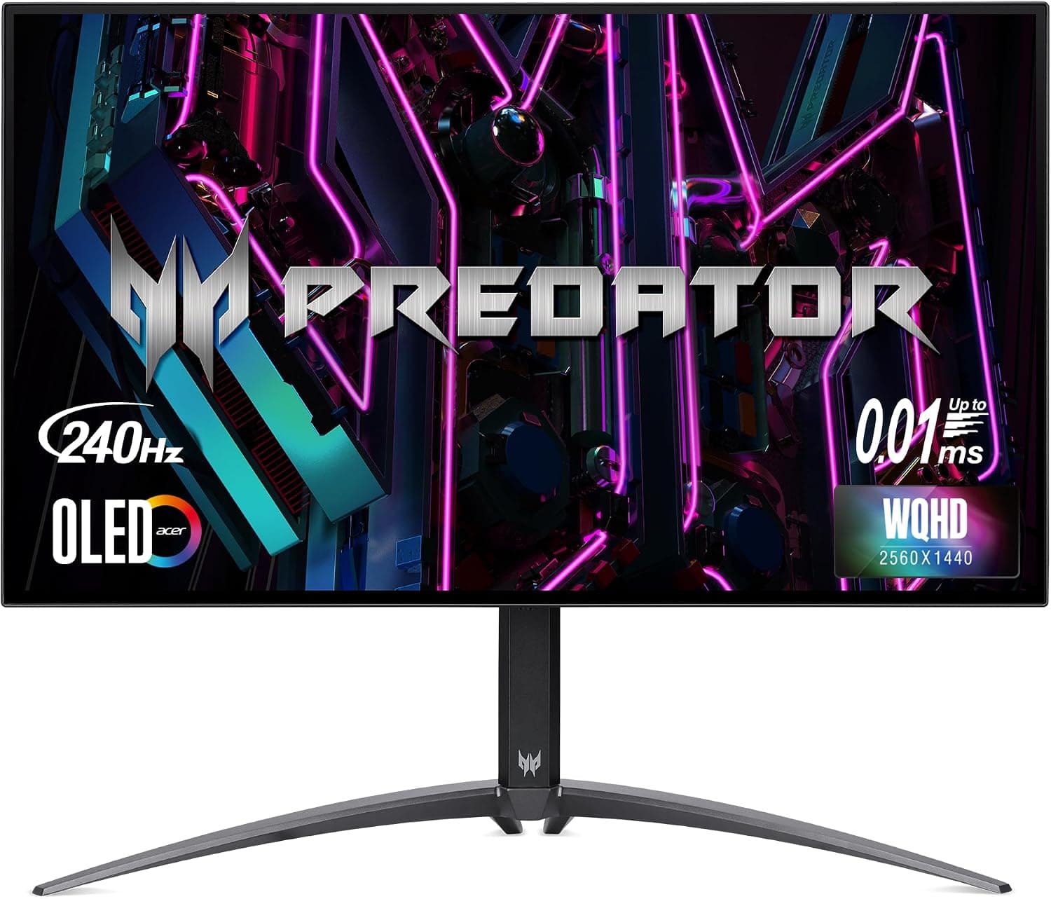 Acer Predator X27U 27" OLED 2560x1440 240Hz Gaming Monitor