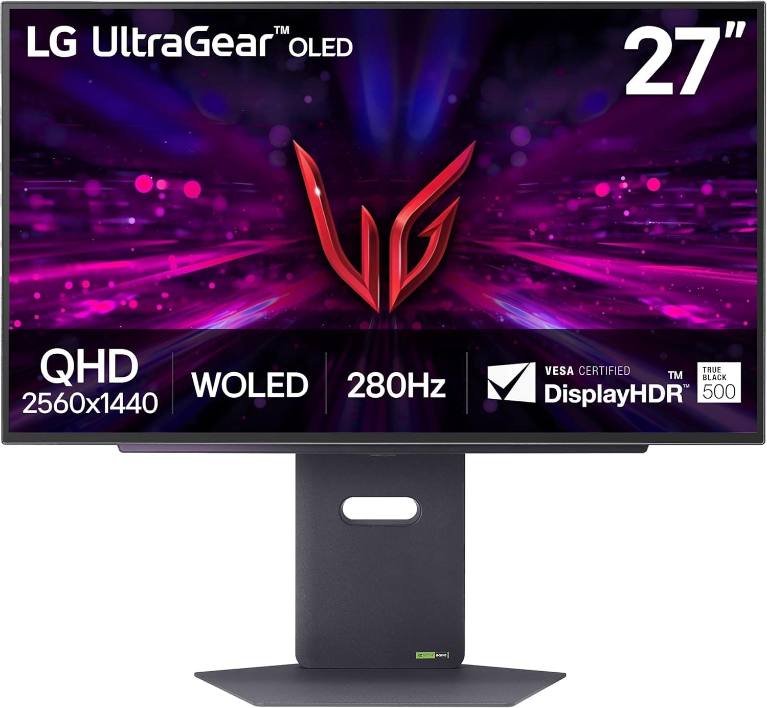 LG UltraGear 27GX700A-B 27" OLED 2560x1440 280Hz Gaming Monitor
