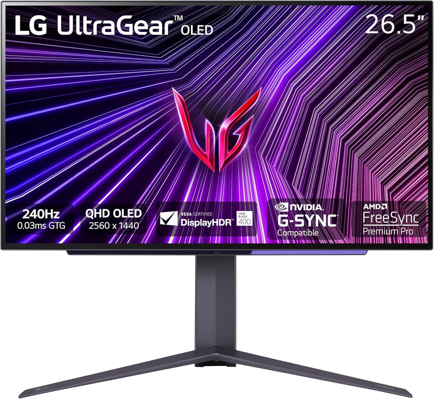 LG UltraGear 27GS95QE-B 27" OLED 2560x1440 240Hz Gaming Monitor