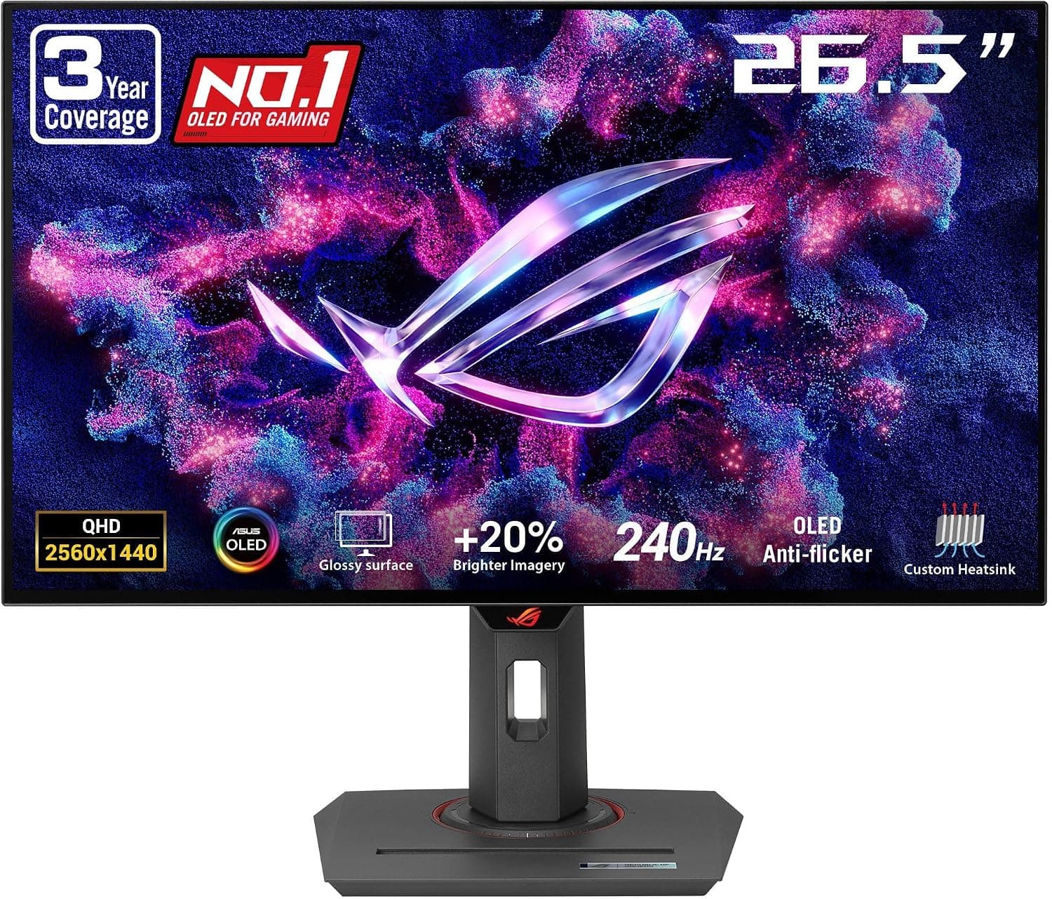 ASUS ROG Strix XG27AQDMG 27" OLED 2560x1440 240Hz Gaming Monitor