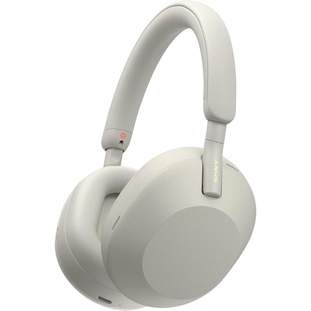Sony WH-1000XM5 Wireless Noise Cancelling Headphones – Silver (Refurbished, Excellent)