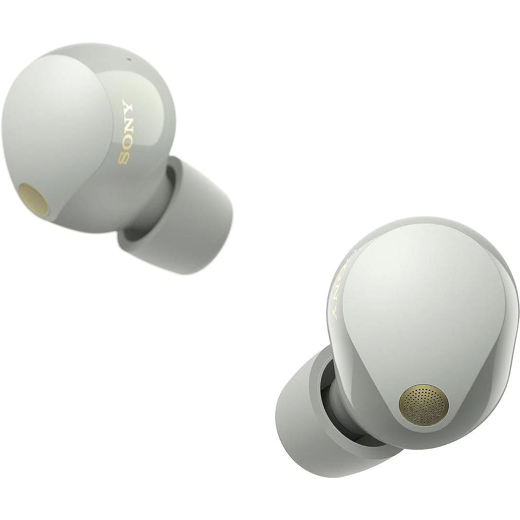 Sony WF-1000XM5 Wireless Noise Cancelling Earbuds – Silver (Refurbished, Good)
