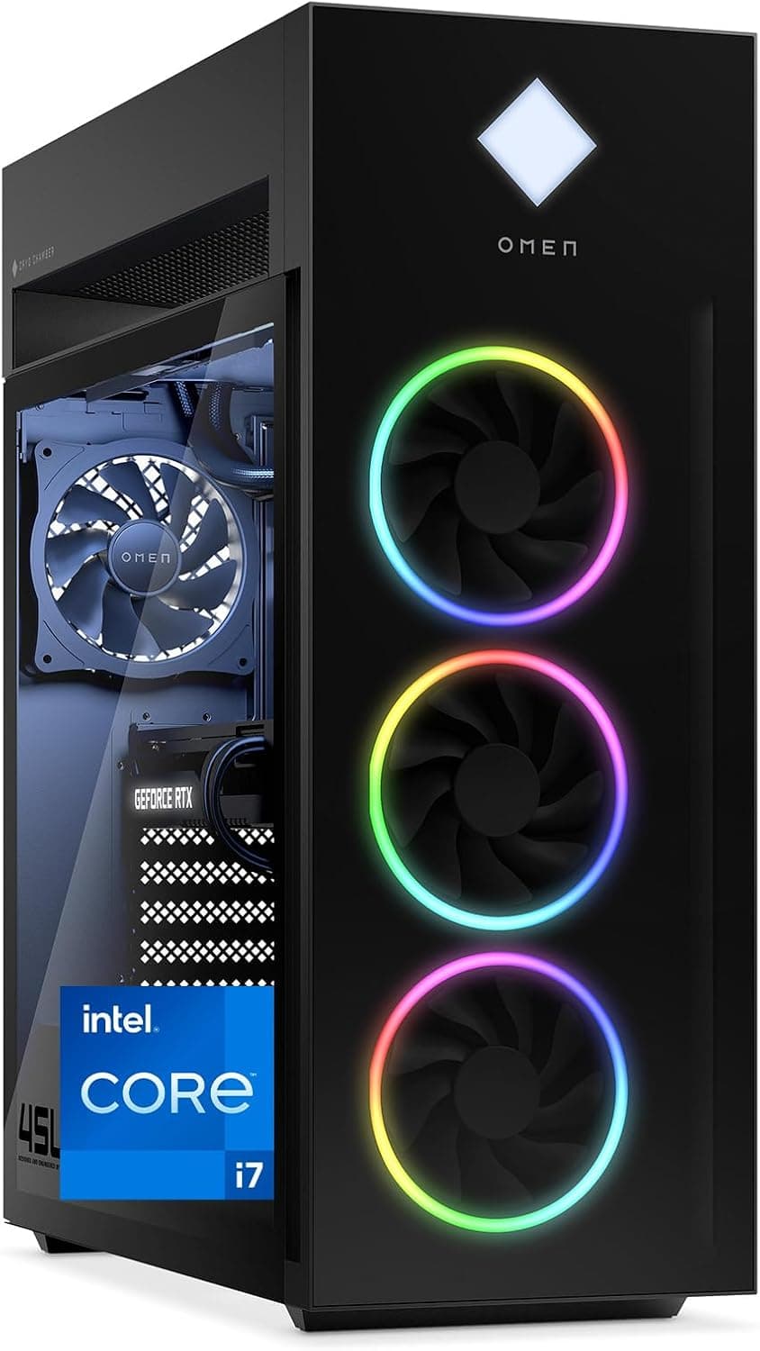 HP OMEN 45L Core i7-13700KF RTX 4070 Ti Gaming Desktop