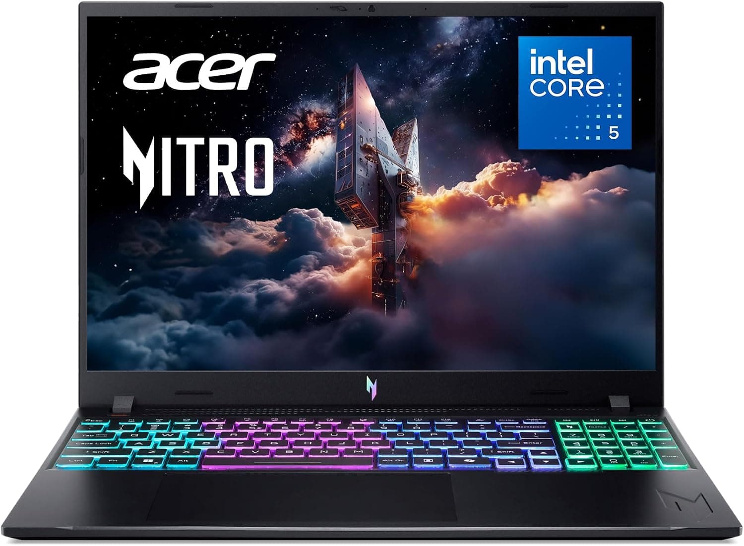 Acer Nitro V 16" WUXGA 165Hz Gaming Laptop - Intel Core 5 210H, NVIDIA GeForce RTX 5050, 8GB DDR5, 512GB SSD