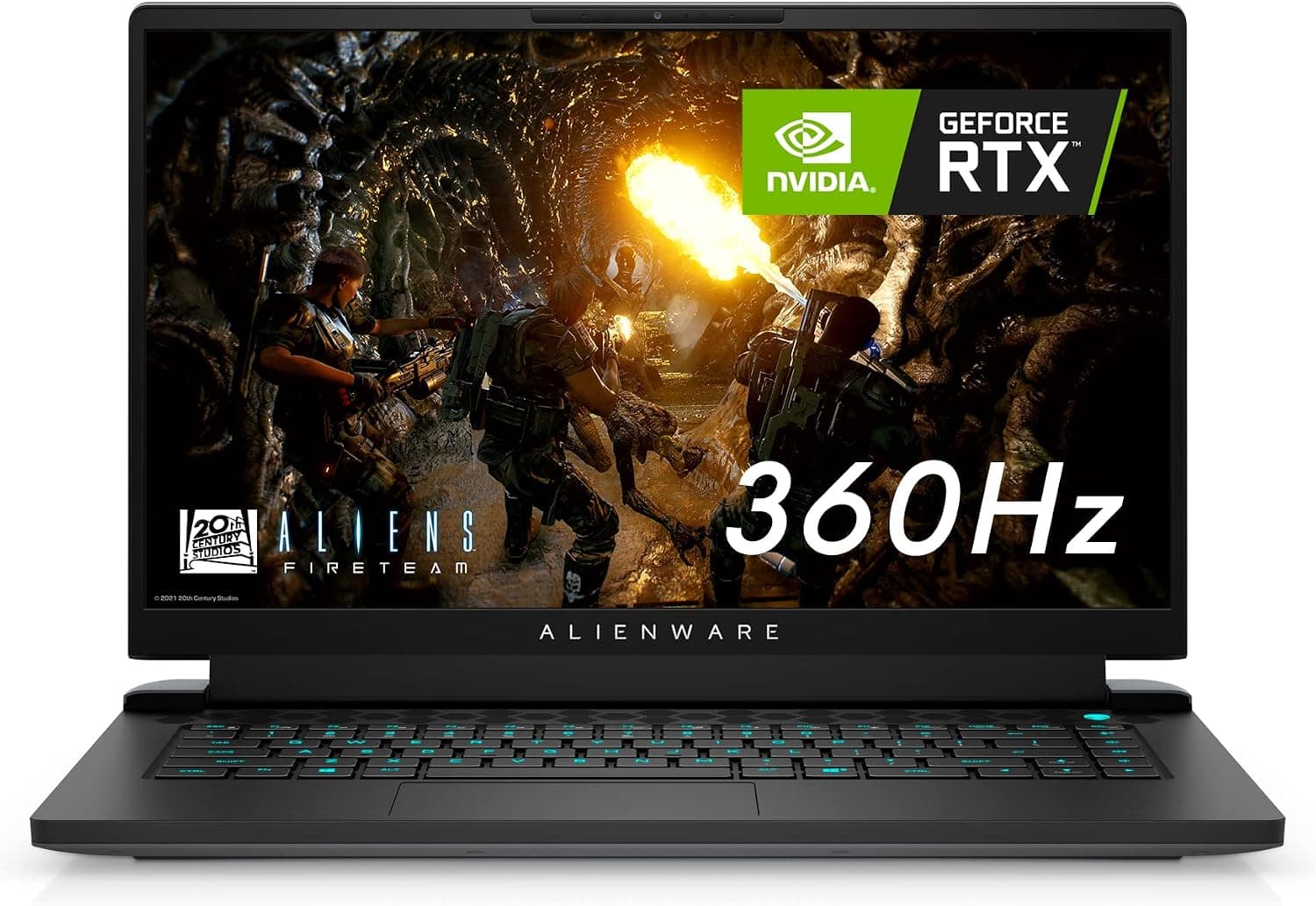 Alienware m15 R6 15.6" FHD 360Hz Gaming Laptop - Intel Core i7-11800H, NVIDIA GeForce RTX 3070 8GB, 32GB DDR4, 1TB SSD, Black