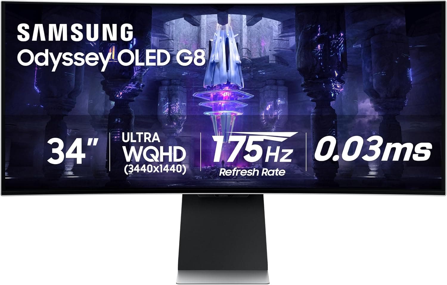 Samsung Odyssey OLED G8 34" 34" OLED 3440x1440 175Hz Gaming Monitor