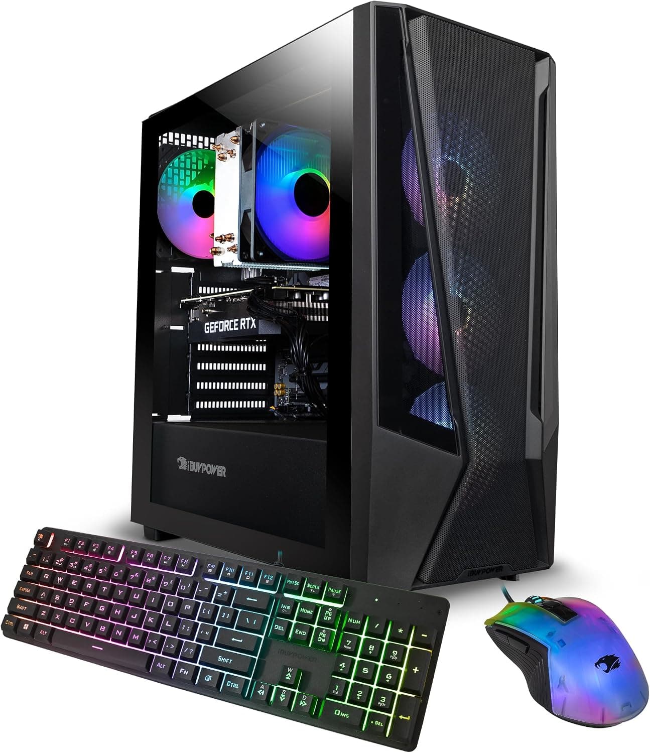 iBUYPOWER Trace Mesh Core i7 14700F RTX 4060 Gaming Desktop