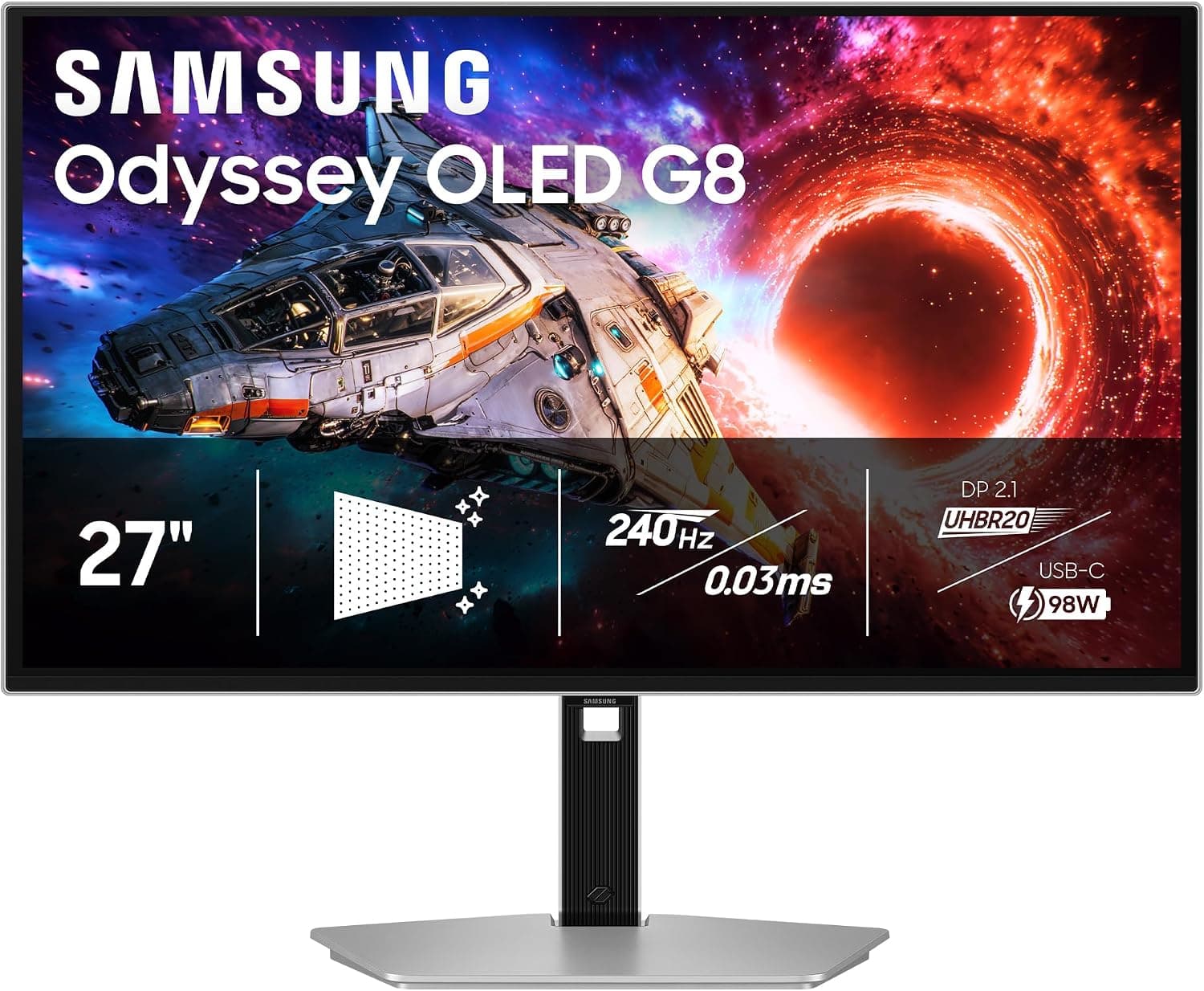 Samsung Odyssey OLED G8 27" 27" OELD 3840x2160 240Hz Gaming Monitor
