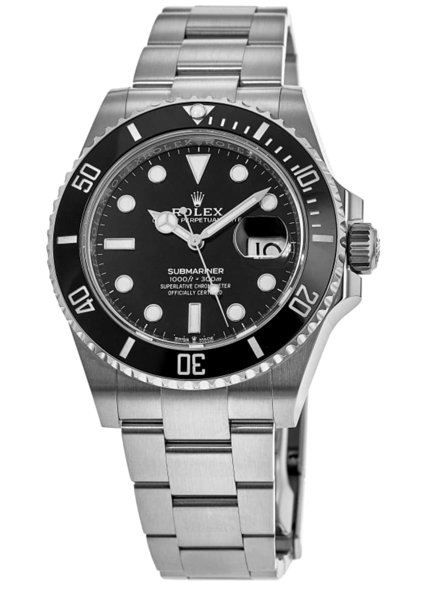 Rolex Submariner Black Dial Date Oystersteel Men's Watch M126610LN-0001