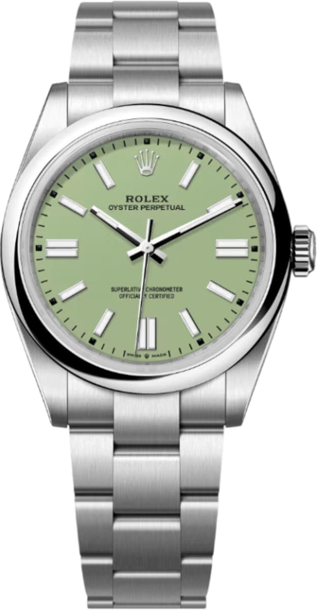 Rolex Oyster Perpetual 41 Green Dial Stainless Steel Men's Watch M134300-0006
